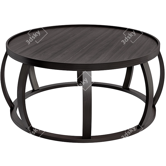 Modern Santos Coffee Table 3D model image 1