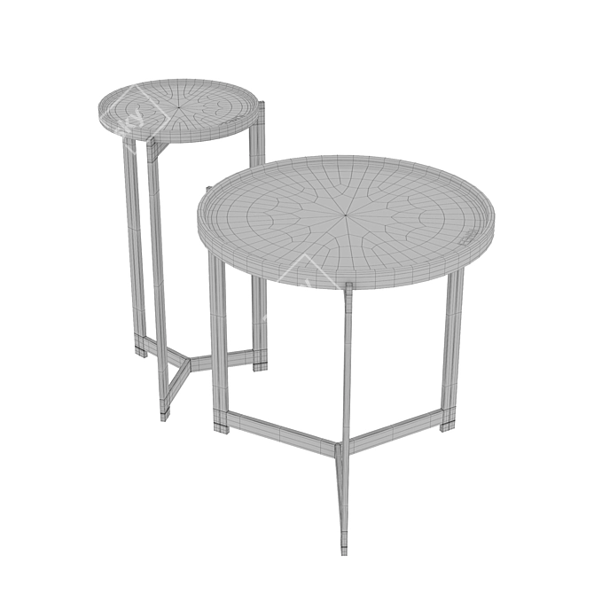 Fendi Ripple Coffee Table 3D model image 4