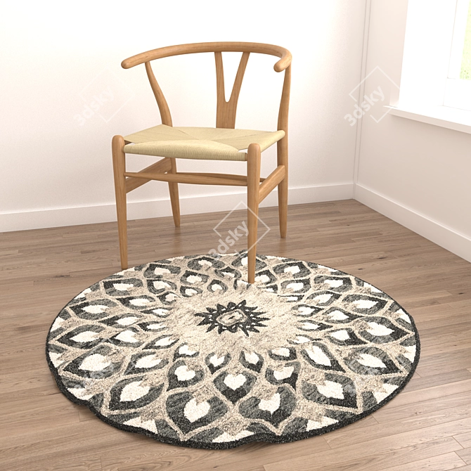 Round Rugs Set 297 3D model image 4