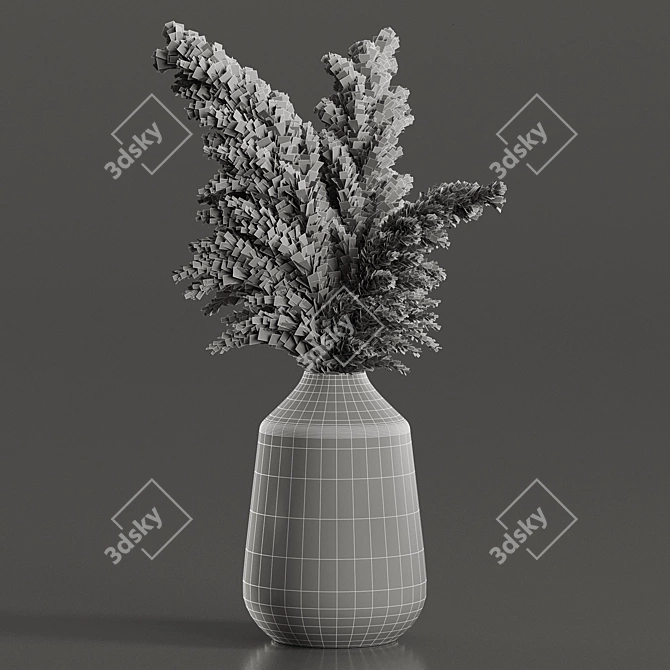  Lush Greenery Bouquet 3D model image 2