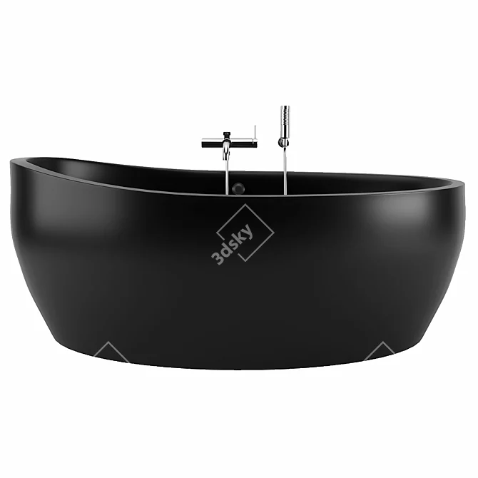 Freestanding Bath: 85x167x93 cm 3D model image 1