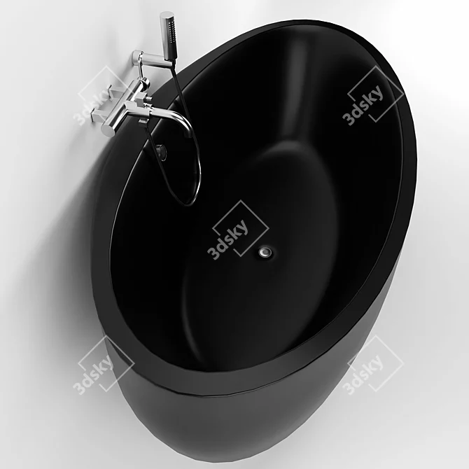 Freestanding Bath: 85x167x93 cm 3D model image 3