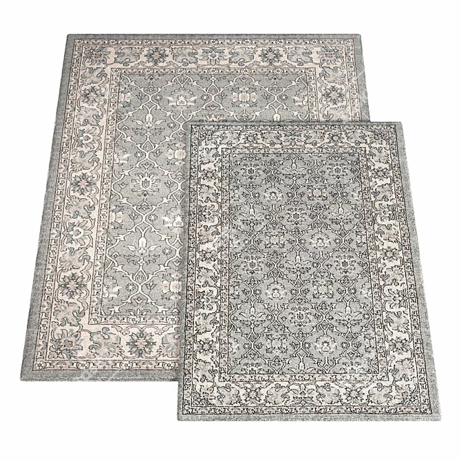 Carmel Clevie Rug - Elegant and Versatile Modern Decor 3D model image 1