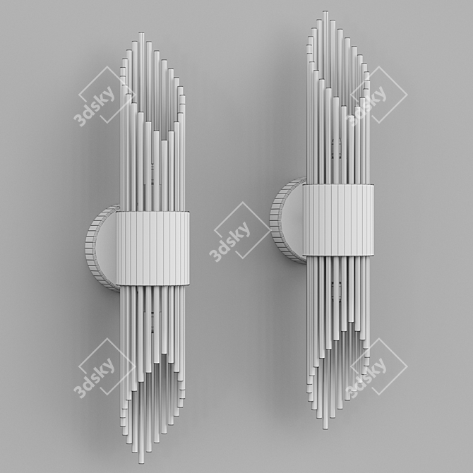 Contemporary BACAEN Wall Lamp 3D model image 2