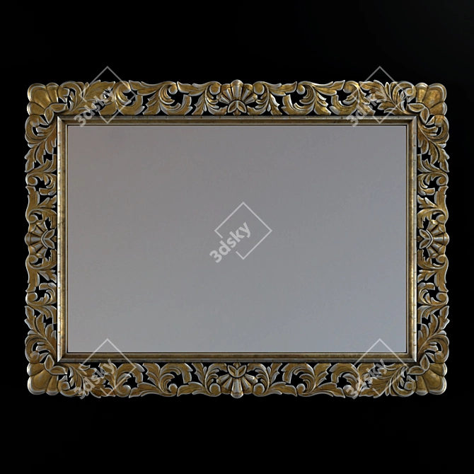 Elegant Classic Frame 01 3D model image 4