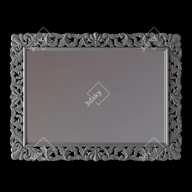 Elegant Classic Frame 01 3D model image 5