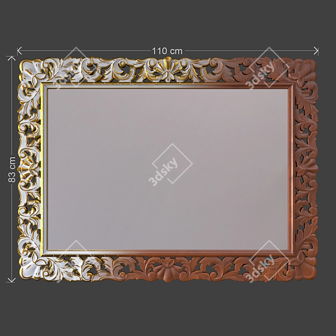 Elegant Classic Frame 01 3D model image 17