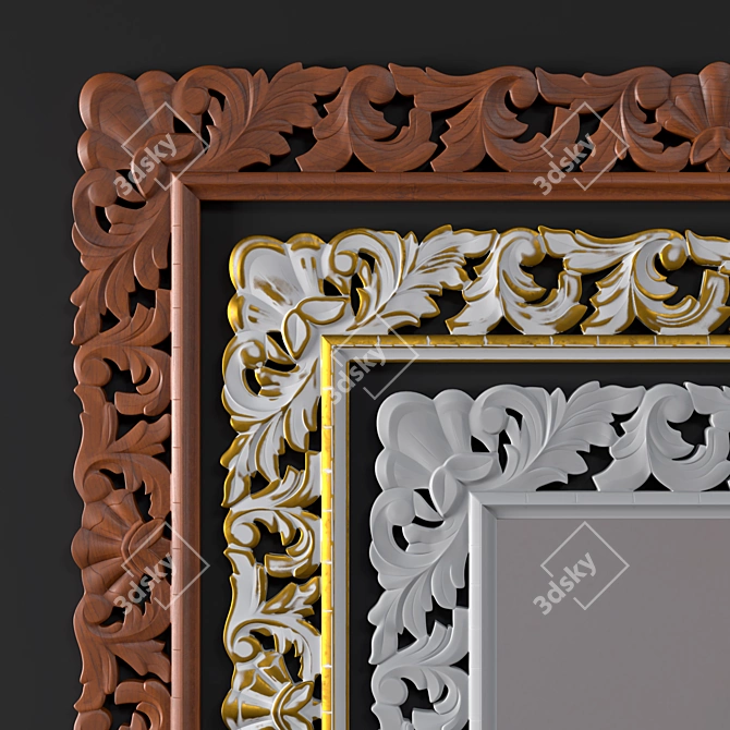 Elegant Classic Frame 01 3D model image 22