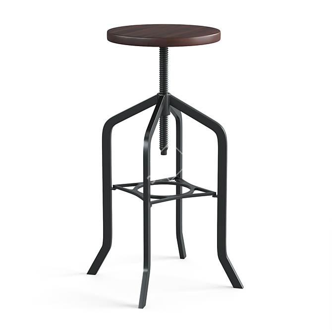 Industrial Loft Style Bar Stool ET-BM3732 3D model image 1