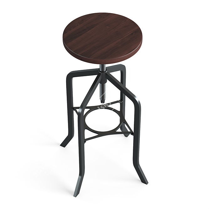 Industrial Loft Style Bar Stool ET-BM3732 3D model image 2