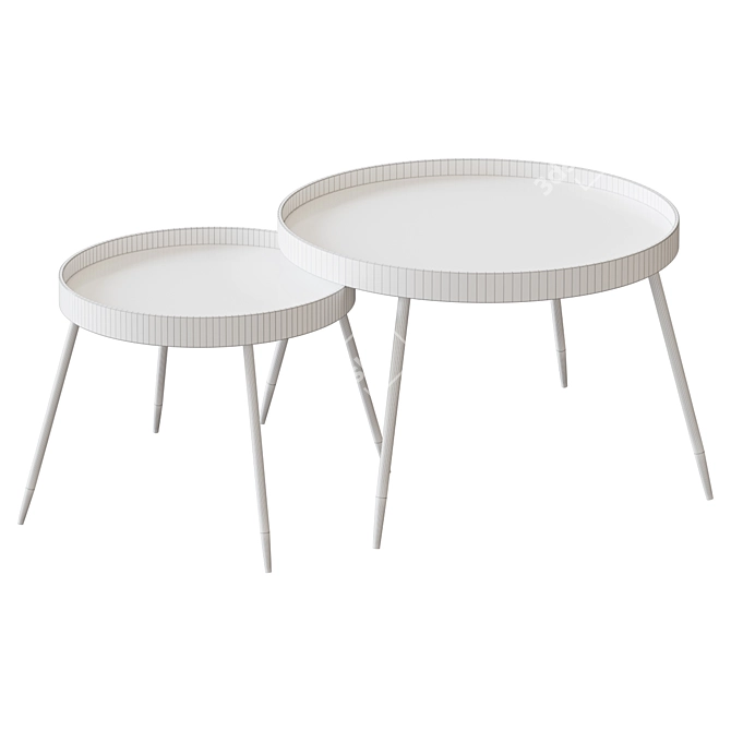 Scandi Coffee Table: Art. 54709 3D model image 2