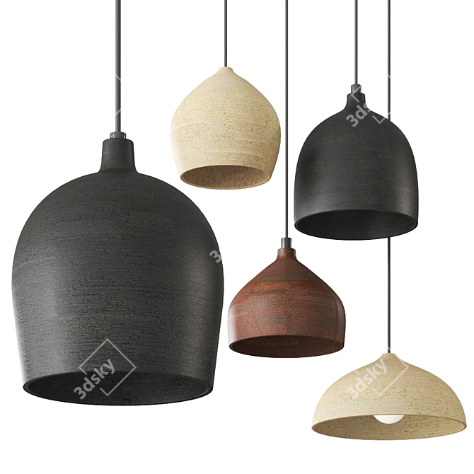 NM DESIGN Pendant 07: Sleek & Versatile 3D model image 1