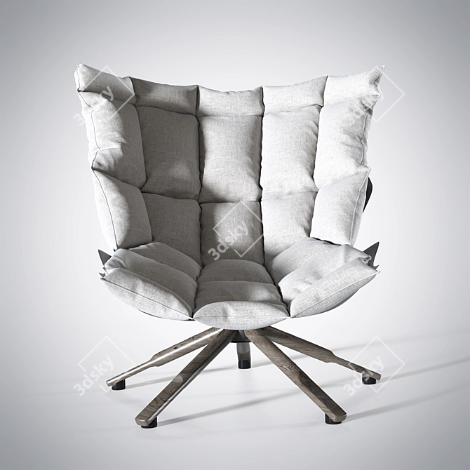 Modern Husk Chair 3D model image 4