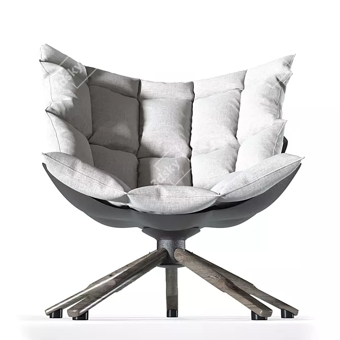 Modern Husk Chair 3D model image 6
