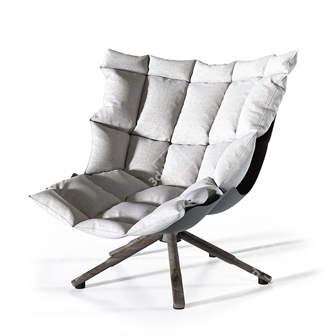 Modern Husk Chair 3D model image 7