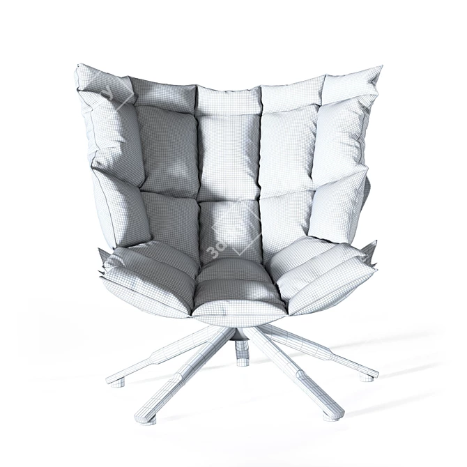 Modern Husk Chair 3D model image 10