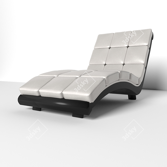 Elegant Venezia Armchair 3D model image 1