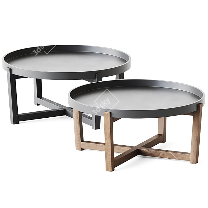 Elegant Aster Coffee Table 3D model image 1