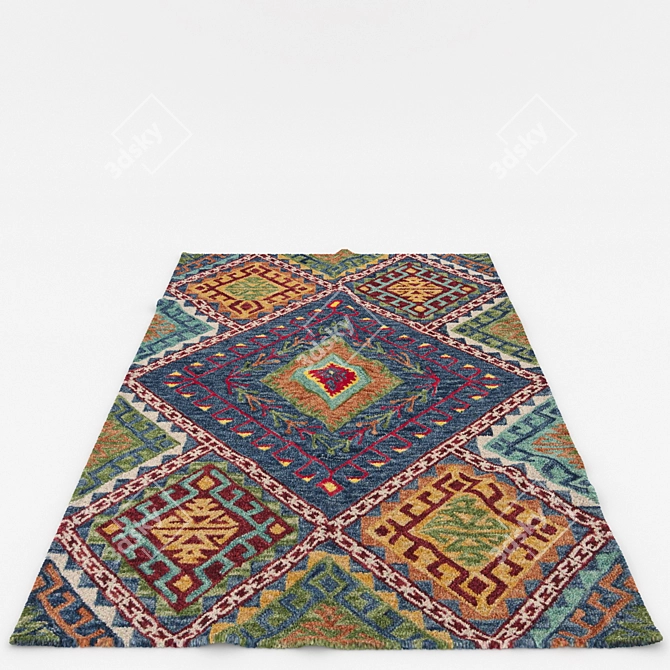 6-Piece Variety Rugs Set 3D model image 6