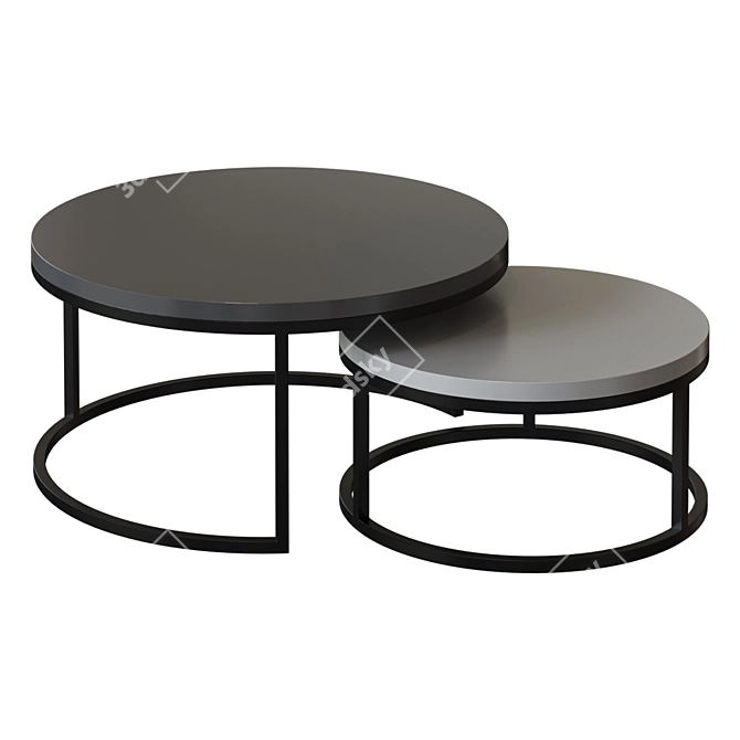 OULANG-TB Coffee Table: Sleek and Stylish Design 3D model image 1