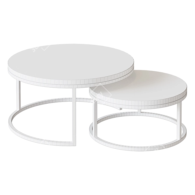 OULANG-TB Coffee Table: Sleek and Stylish Design 3D model image 2