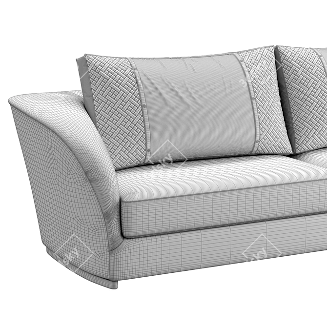 Bentley Sofa: Luxurious Comfort for Your Living Room 3D model image 4