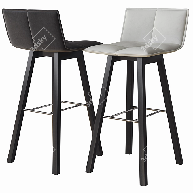 Inno Lab Bar Stool: Innovative & Stylish 3D model image 2