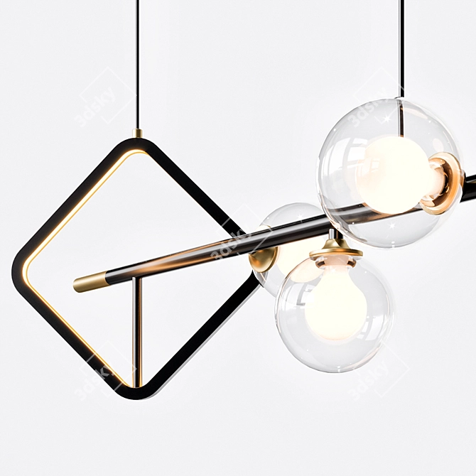 DAGFRID Pendant Light Collection 3D model image 2