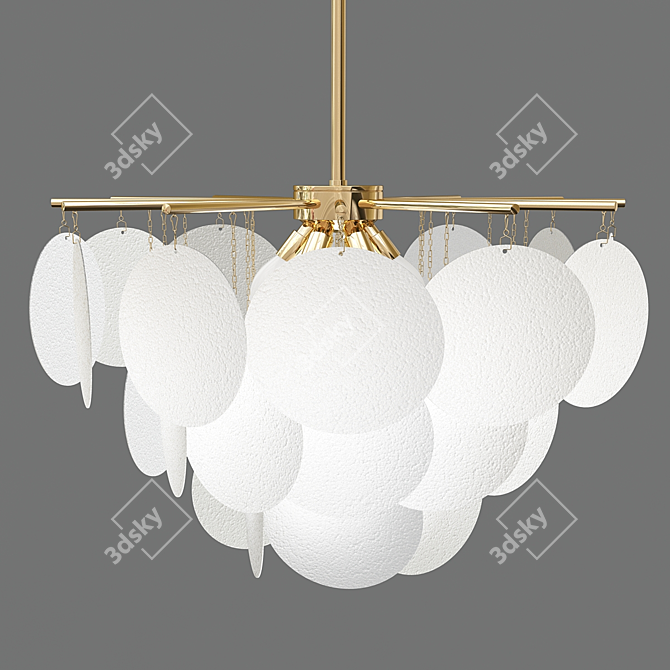 Frost Chandelier: Timeless Elegance for Your Space 3D model image 2