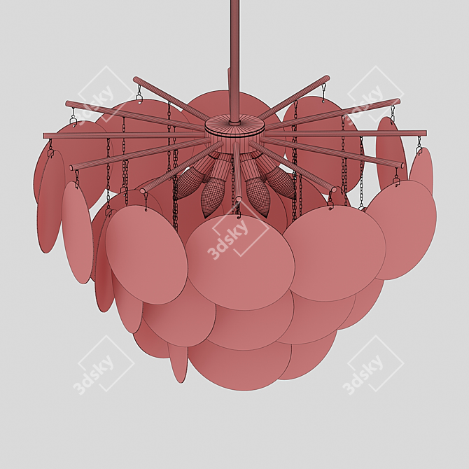 Frost Chandelier: Timeless Elegance for Your Space 3D model image 4