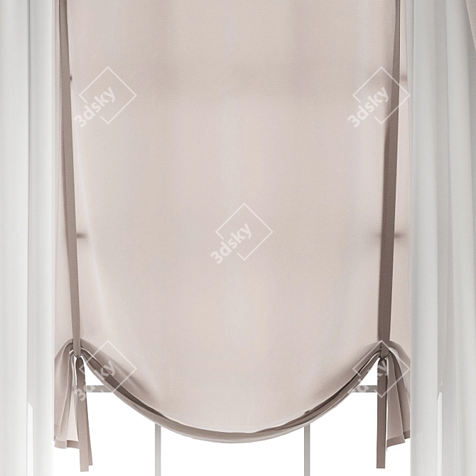 Defining Elegance: Curtain 299 3D model image 4