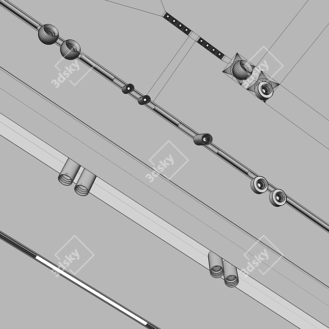 Delta Starlight Luminaire 3D model image 6