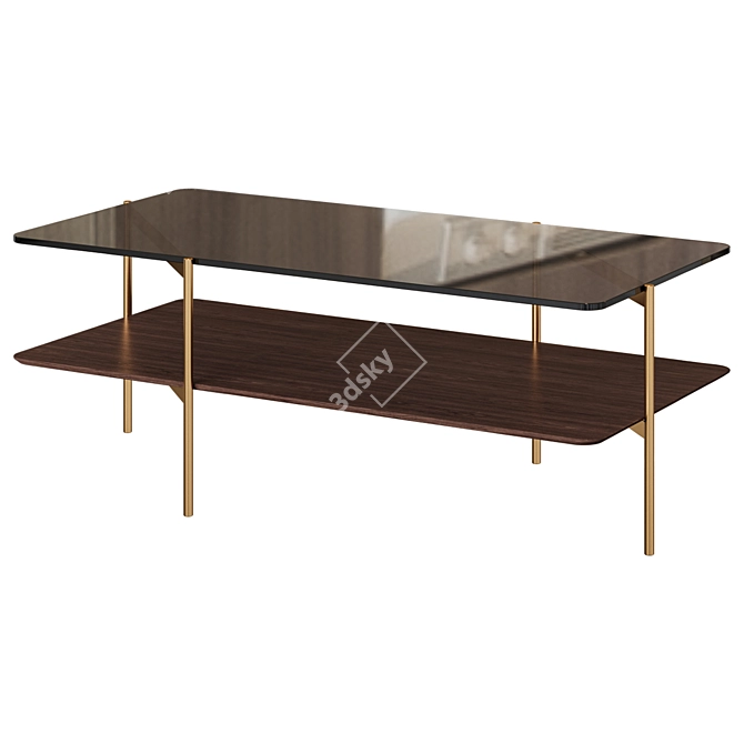 Jordan Coffee Table 3D model image 1