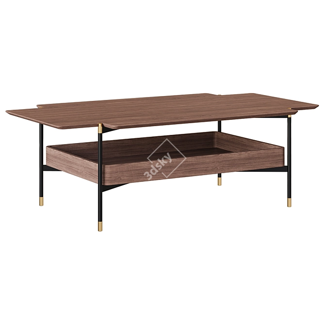 Modern Loft Coffee Table 3D model image 1