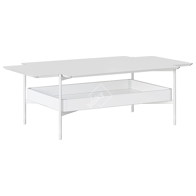 Modern Loft Coffee Table 3D model image 2