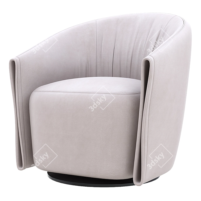 Light Luxury Sofa Chair | Modern and Elegant Design 3D model image 1