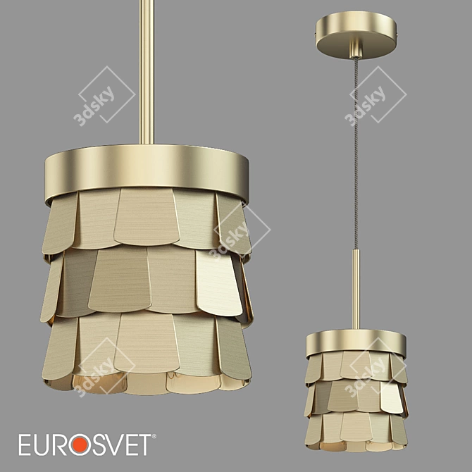 Modern Corazza Pendant Lamp by Bogate's 3D model image 1