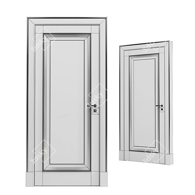 Vienna RD201: Elegant Door Design 3D model image 2