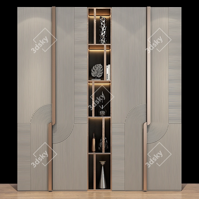 Modern Furniture Ensemble 143 3D model image 1