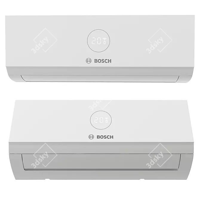 Bosch CL3000i: Smart Inverter Air Conditioner 3D model image 2