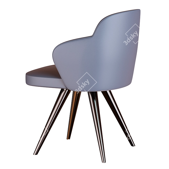 Strato Steel Chair 3D model image 4