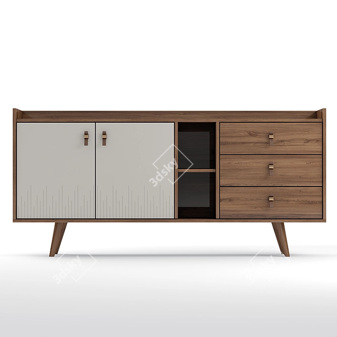 Zana Console: Modern Style Furniture 3D model image 2