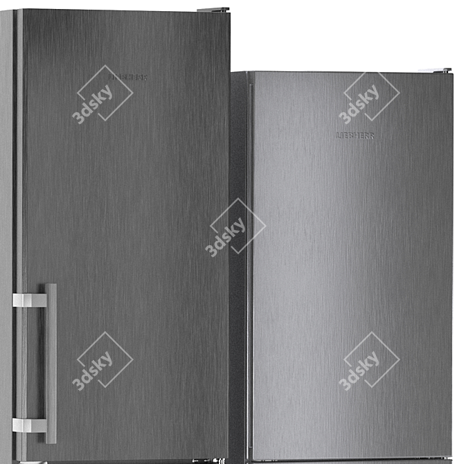 Liebherr Refrigerator Set 4: SBSbs 7263-20, CNbs 4015, CNel 4313 3D model image 4