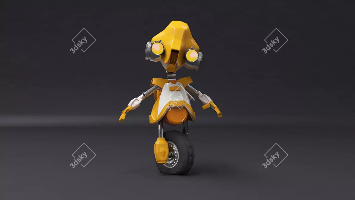 Adaptable  Robot Companion 3D model image 1