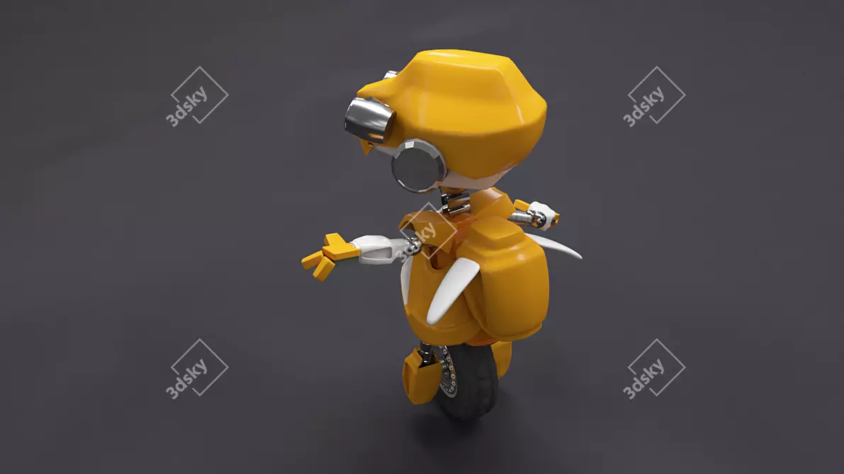 Adaptable  Robot Companion 3D model image 4