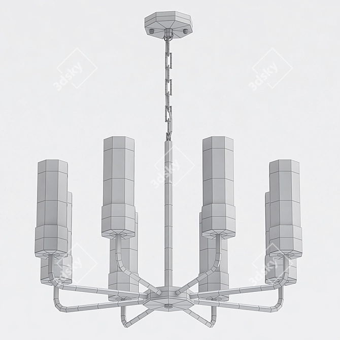 Odeon Light STEPI Pendant 3D model image 2