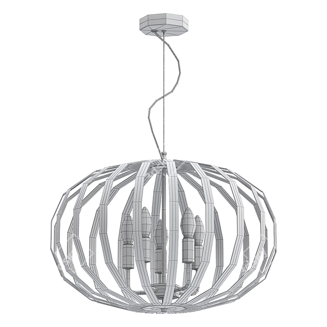 Lussole Loft Pendant Light 3D model image 2