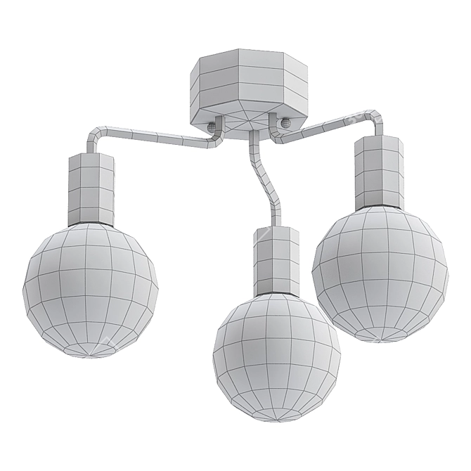 Elegant Markslojd Ceiling Chandelier 3D model image 2