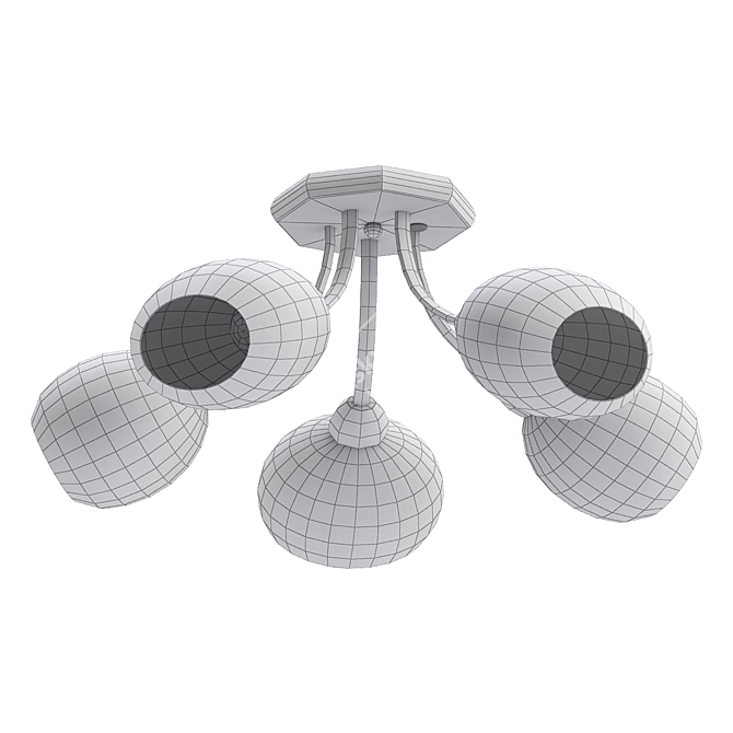 Lussole Lgo LSP-0189 Ceiling Chandelier 3D model image 2