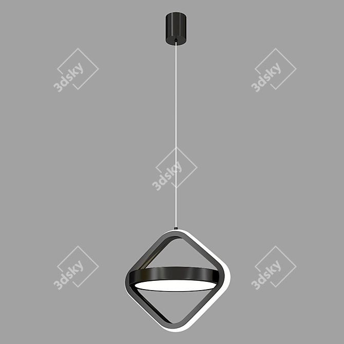 Creative LED Pendant Light - Modern Minimalist Luminaire 3D model image 2